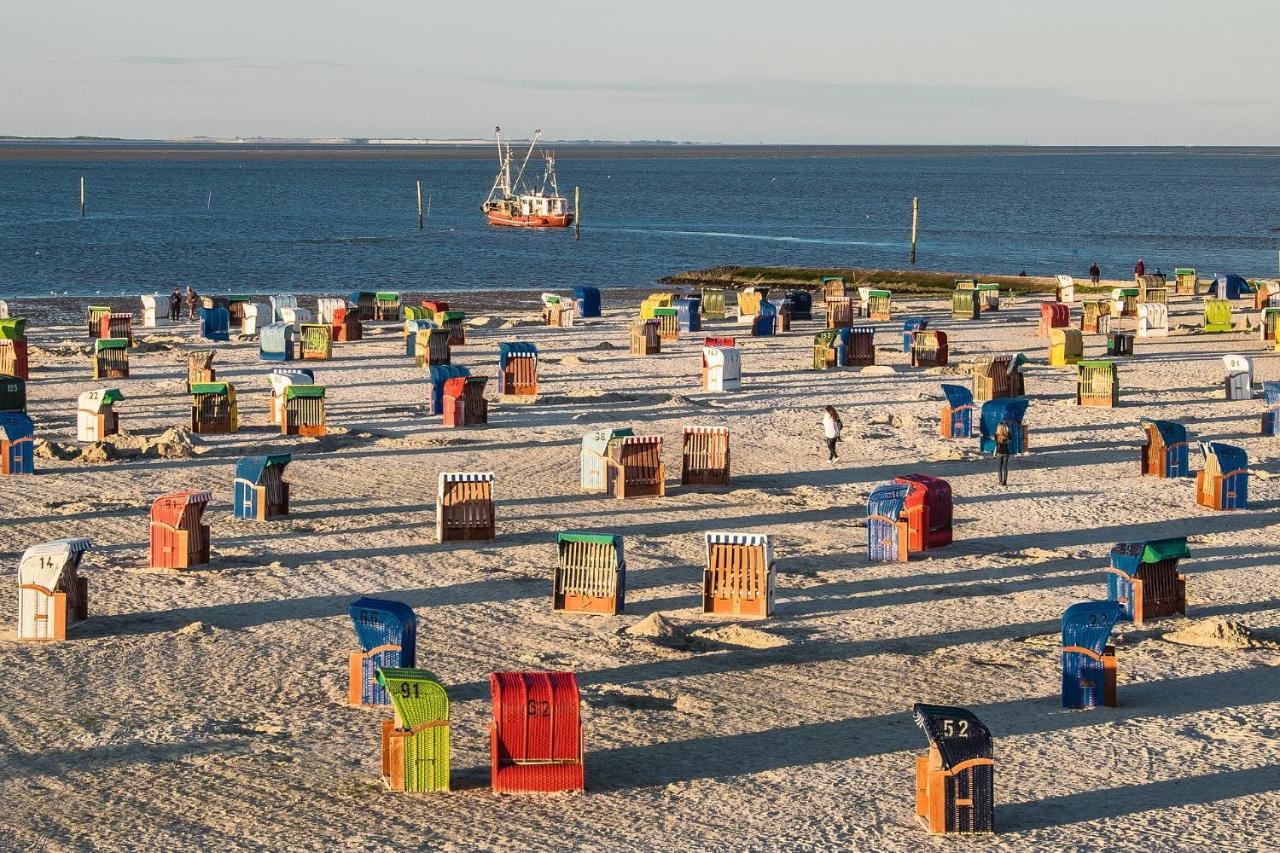 Nordsee Ferienwohnung Nord Dornumersiel Exterior foto